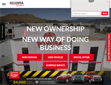 Tablet Screenshot of kelownatoyota.com